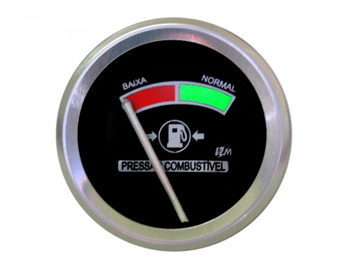 Manômetro Pressão Combustível 28Psi – 52mm – 1/8x27NPTF