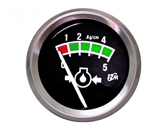 Manômetro Pressão do Óleo 0-5Kg/cm2 – 52mm – 7/16×20