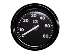 Tacômetro Diesel 380Hz 12V 6000 RPM – 60mm