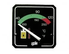 Termômetro do leo 40-120ºC 100-250ºF Quadrado