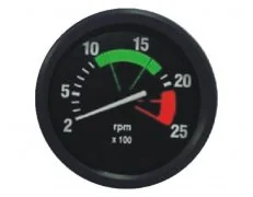 Tacômetro 2500RPM 522Hz  80mm  12V