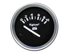 Manômetro do leo 60mm  0-10Kg/cm2  12V
