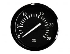 Tacômetro 2500RPM 12V  80mm