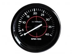 Tacometro 4000RPM 12V 100mm