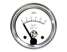 Manômetro Mecânico do leo 60mm 0-10 Kg Rosca M10 x 1,0