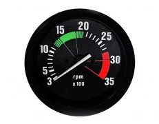 Tacometro 3500 RPM 700 Hz 80mm 12 volts