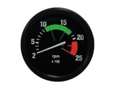 Tacometro 2500 RPM 725 Hz 100mm 12 volts