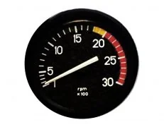 Tacometro 3000RPM 864Hz 60mm