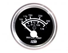 Termômetro da Água 52mm  40-110ºC/100-225ºF  24V