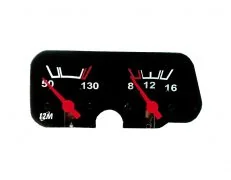 Combinado Ind. Temperatura 50-130C e Voltímetro 8-16V