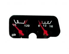 Combinado Ind. Temperatura 40-120C e Voltímetro 8-16V