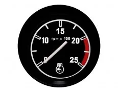 Tacometro 2500RPM 885Hz 12V – 60mm